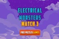 Elektrische monsters Match 3