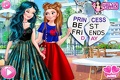 Tag der besten Freunde mit Prinzessinnen