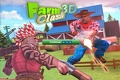 Absturz auf dem Bauernhof: 3D
