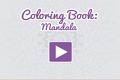 Farvet notesbog: Mandala
