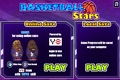 Jogando com estrelas de basquete