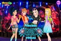 Jasmine, Anna, Elsa en Aurora gaan naar het EDC-festival in Las Vegas