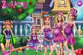 Rapunzel and her pregnant friends: Friends Day