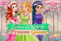 Rapunzel, Jasmine og Ariel: Særlige farver