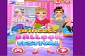 Prinzessinnen: Dress up für das Ballonfest