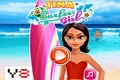 Tina the best surfer
