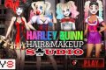 Vestir y Maquillar a las Princesas como Harley Quinn