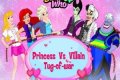 Disney Princesses VS Villains in Tug of War