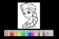 Coloring Elsa from Frozen