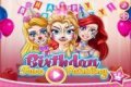 Ariel, Elsa et Cendrillon: fête d' anniversaire