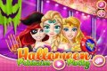 Dress up the Princesses for the Halloween Party