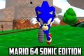 Sonic em Super Mario 64 V2