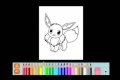 Colorear Pokémon: Eevee