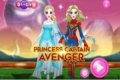 Princess Elsa: Disguises herself as the Avengers