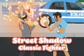 Combattant classique de l' ombre de la rue