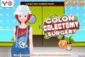 Perform funny colon colectomy surgery