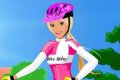 Barbie cyklistická móda
