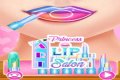 Salón de belleza de labios para princesas preciosas