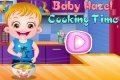 Baby Hazel cooks for her Pets