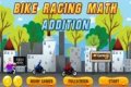 Motorcycle race: Solve math operations