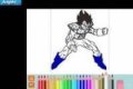 Dragon Ball: Colorear Vegeta SSJ
