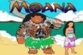 Moana en Maui gaan online schilderen