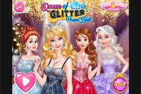 Ariel and her friends: Glitter dresses