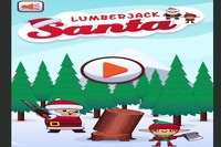 Holzfäller im Schnee