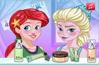 Makeover for Elsa and Ariel