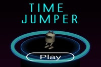 Lustige springende Uhr