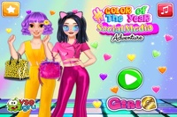 用年度流行色装扮公主