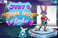 Judy with Superhero style