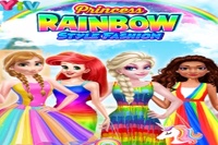 Moana y sus amigas: Atuendos arco iris