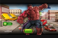 Red Hulk: Attack on the city
