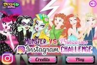 Instagram Challenge: Princesses VS Monster