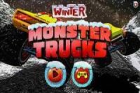 Camions de monstre d'hiver