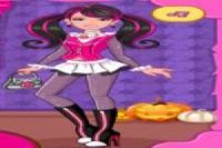 Barbie: Dressed up as Monster High