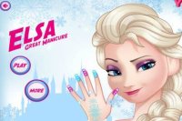 Top grade manicure with Elsa