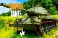 Игры пазлы Военный танк