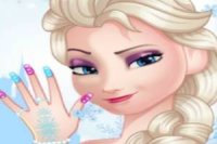 Maniküre-Abschluss bei Elsa