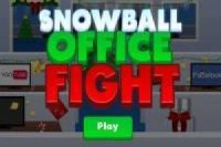 Guerra de Bolas de Nieve en la Oficina