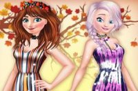 Elsa y Anna: Hermanas en Otoño