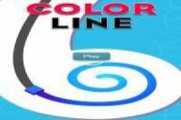 Linha de cores 3D
