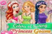 Dress the Princesses with Spring Dresses