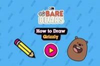 Como desenhar Grizzy de We Are Bears