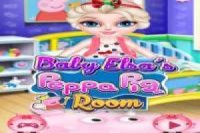 Dormitorio de Peppa Pig: Baby Elsa
