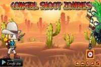 Cowgirl shoots the zombies