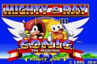 Mighty e Ray em Sonic 2