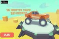 3D Monster Truck: Straße zum Himmel