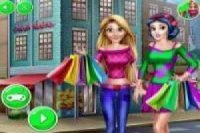 Blanche-Neige et Rapunzel: Journée shopping